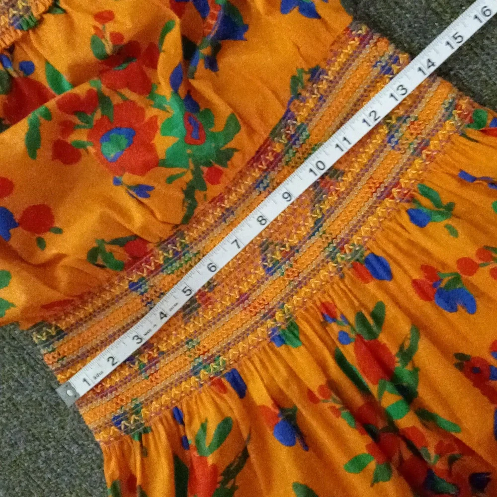 🌞HTF Tory Burch🌞 - Smocked Toucan Floral Cotton Sundress